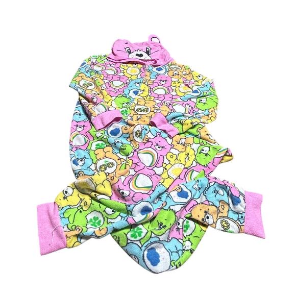 Girls Care Bear One piece with Care Bear face hood - Picture 1 of 3